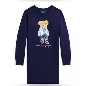 Polo Ralph Lauren Navy Sweatshirt with Sunglasses Polo Bear